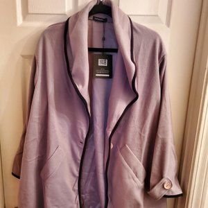 Gray Throw Woman Jacket